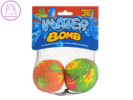 Vodní bomba neon 7cm 2ks v síťce