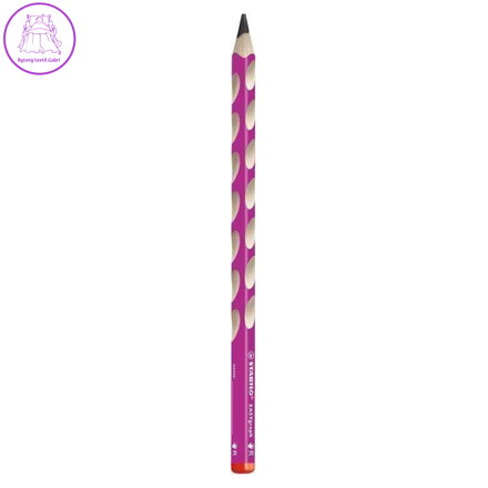 Tužka grafitová STABILO EASYgraph pro praváky - růžová