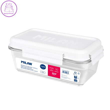 Box na potraviny MILAN 1,2 L Tritan - bílý