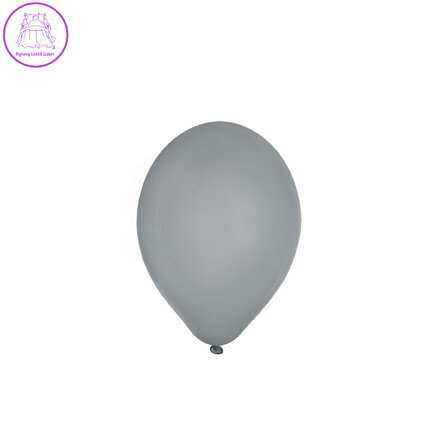 Balón M 25 cm, stříbrný / 100 ks /