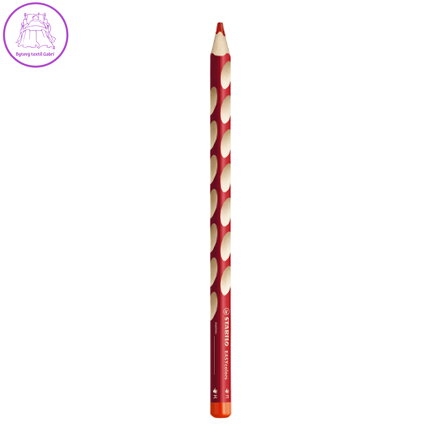 Pastelka STABILO EASYcolors pre pravákov tmavě červená