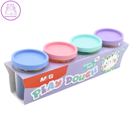 Plastelína M&G Play Dough So Many Cats Pastel - sada 4 barev