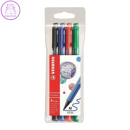 Liner STABILO PointMax 0,8 mm - sada 4 ks