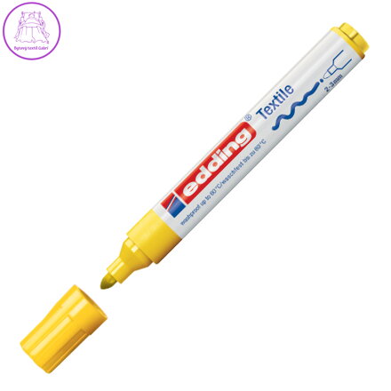 Popisovač na textil Edding 4500 žlutý