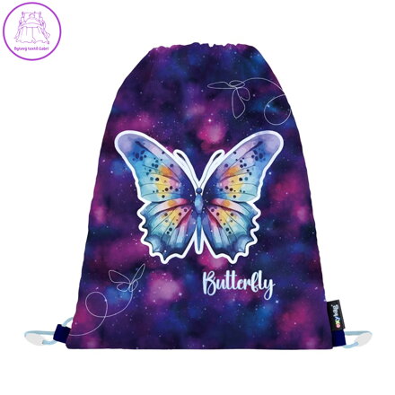 Sáček na cvičky Motýl