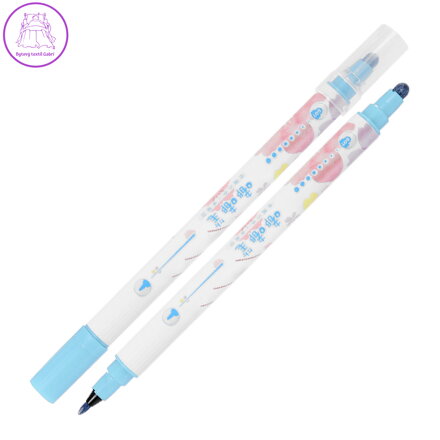 Oboustranný popisovač M&G v peru Sakura, světle-modrý