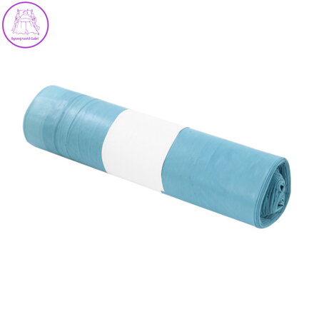 Pytle na odpad LDPE 60 x 70 cm, zatahovací modré 60 l / 10 ks, 30 mic