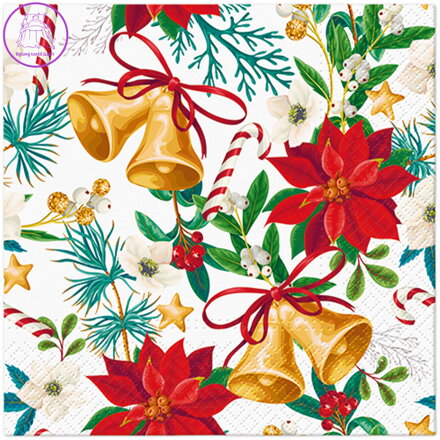 Ubrousky PAW L 33x33cm Botanical Noel