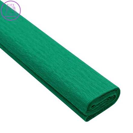 Krepový papír JUNIOR 200x50 cm - smaragdový 25