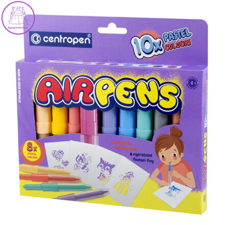 Fixy - foukací CENTROPEN 1500/10 Pastel Colours