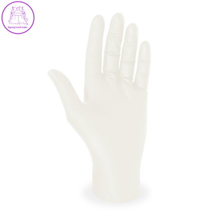 Rukavice latexové bílé, nepudrované, velikost XL