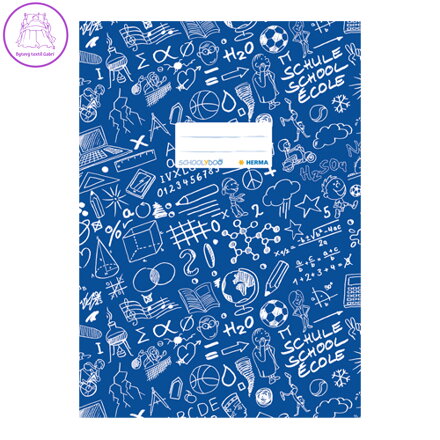 Obal na sešit Schooldoo A4 tm.modrá / 1ks