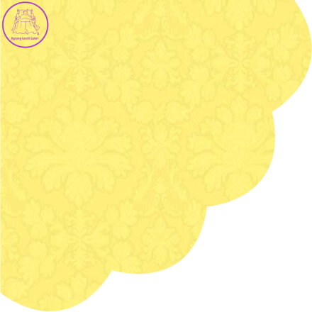 Ubrousky PAW R 32 cm Inspiration Perforated Yellow