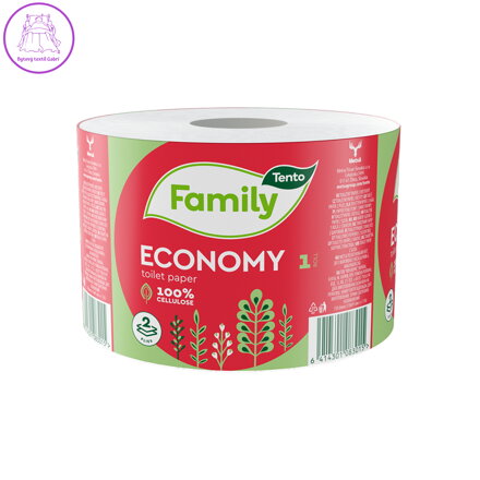 Toaletní papír Tento Family Economy 2 vrstvy, 1000 UTR.