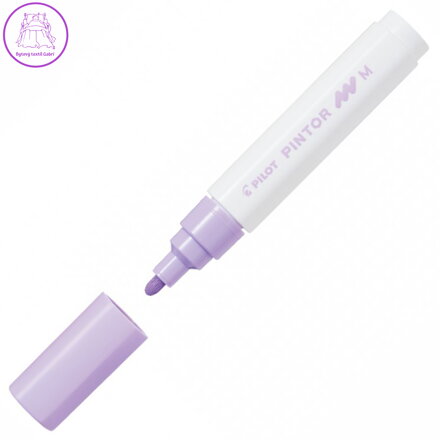 Pintor, PO, Medium, akrylový popisovač pastelová fialová
