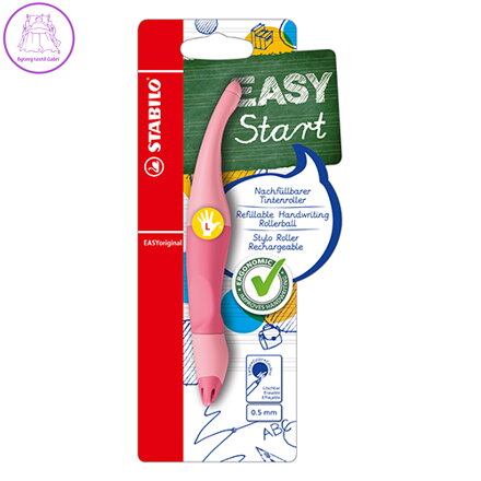 Ergonomický roller pro leváky - STABILO EASYoriginal Pastel - pastelová růžová