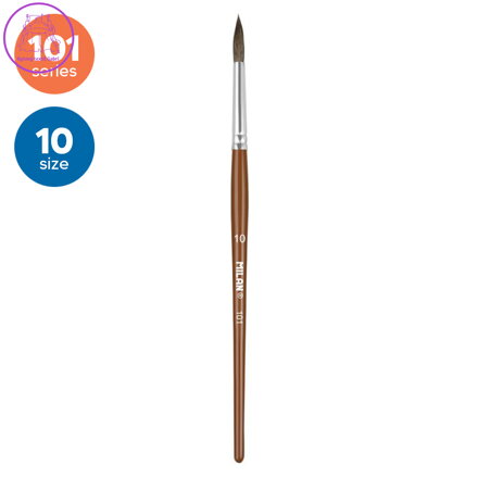 Štětec kulatý MILAN č.10  - 101