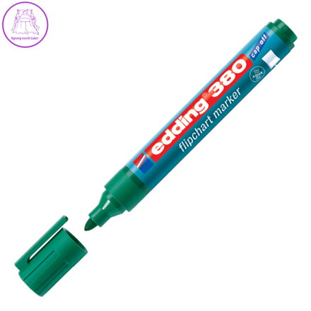 Popisovač na papírové bloky Edding 380 zelený