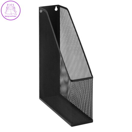 Drátěný stojan na  časopisy, černý