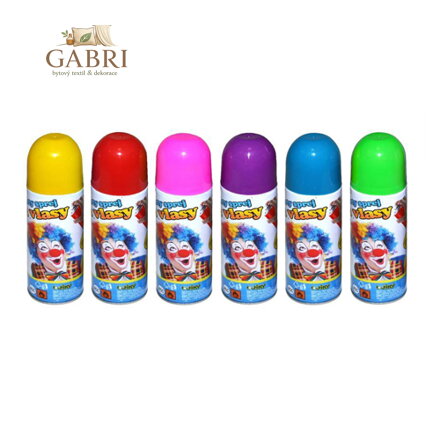 Párty nudle ve spreji fluo 250ml (mix barev)