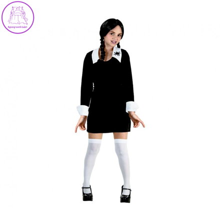 Dětský kostým Gotická Školačka (šaty), velikost 130/140 cm