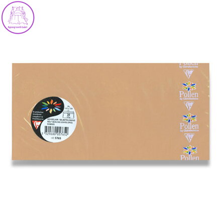 Obálka CF - DL karamel samolep. 120g. (20ks)