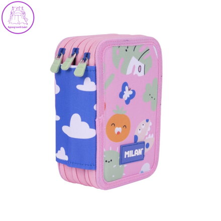 Penál MILAN 3-patrový/plný, Green & Grow special series