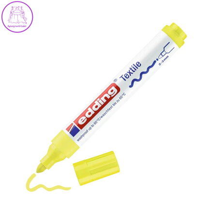 Popisovač na textil Edding 4500 - neonově zlutý