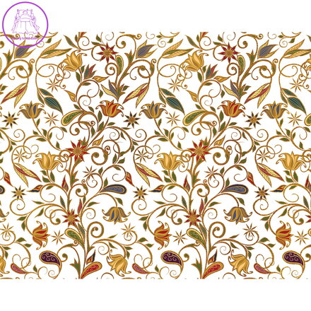 Dárkový balicí papír FLORENTIA 70x100 cm - zlaté větve