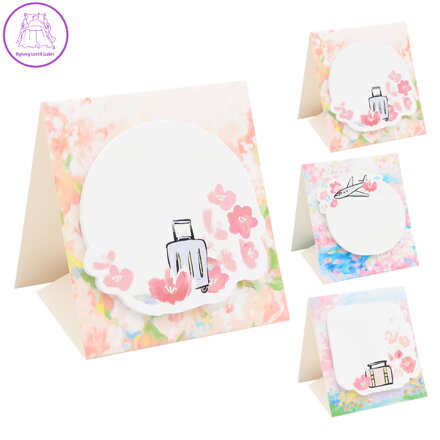 Lepicí bločky se stojanem M&G Sakura (4 designy)