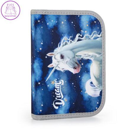 Penál 1 p. 2 chlopně, prázdný Unicorn 1