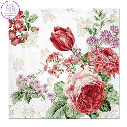 Ubrousky PAW L 33x33cm Mysterious Roses