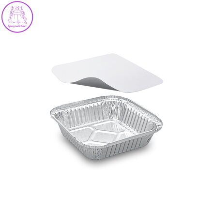 Miska hranatá ALU 560 ml včetně víčka 5ks