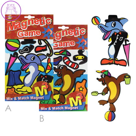 Magnetická hra Obleč mě! - Delfín / Mořský Lev