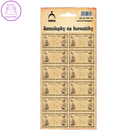 Samolepky na kořenky - koŕení světa