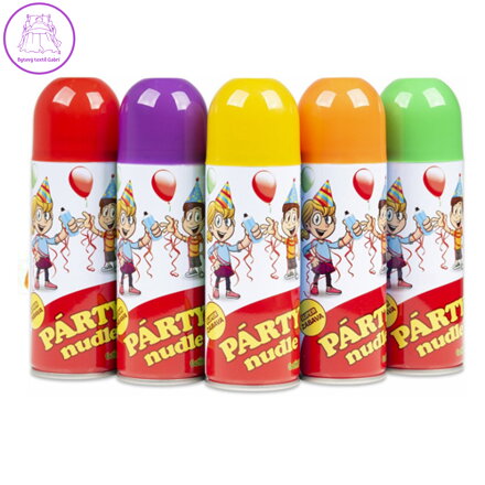 Párty nudle 250ml ve spreji 5barev