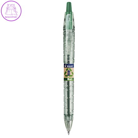 Pero guľočkové PILOT B2P EcoBall - zelená