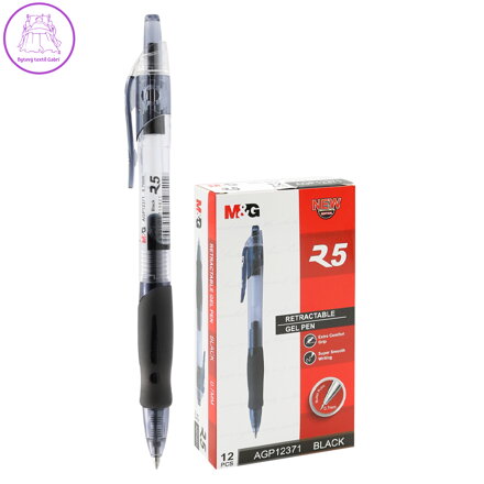 Pero gelové M&G R5 hrot 0,7 mm - černá náplň