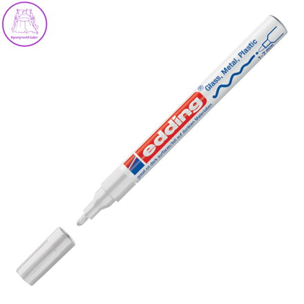 Lakový popisovač Edding 751 bílý