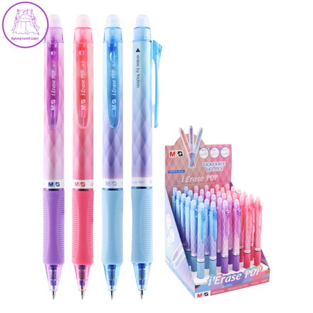 Pero gelové /gumovací M&G iErase POP 0,7 mm - modrá náplň