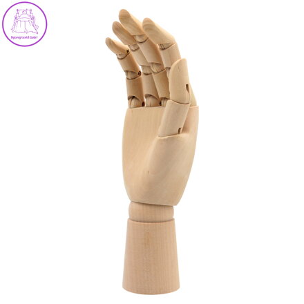 Dřevěná figurka 25 cm - pravá ruka