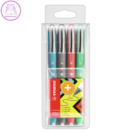 Roller STABILO worker colorful - sada 4ks