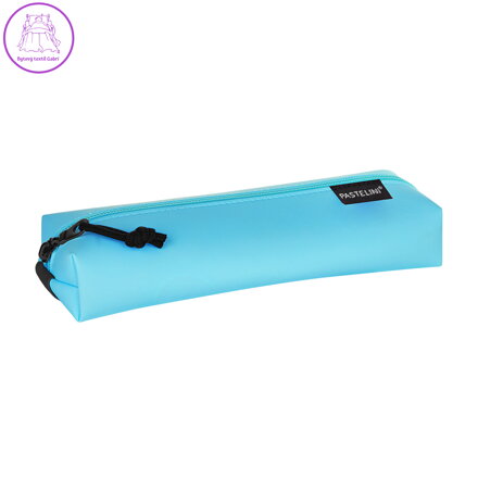 Etue PU široká + elastic PASTELINI modrá