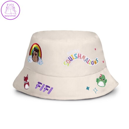 Squishmallows klobouk - mix béžový