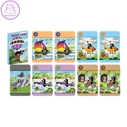 Karty Akim Černý Petr - Krteček 5