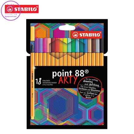 Liner STABILO point 88 ARTY, sada 18 ks