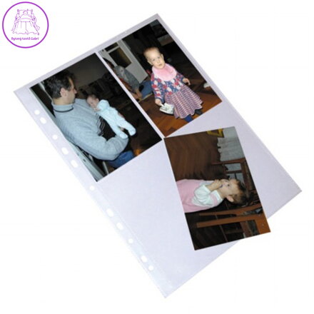 Euroobal, A4, na fotky o rozměrech 10x15 cm, čirý, VIQUEL, 25 ks/bal.