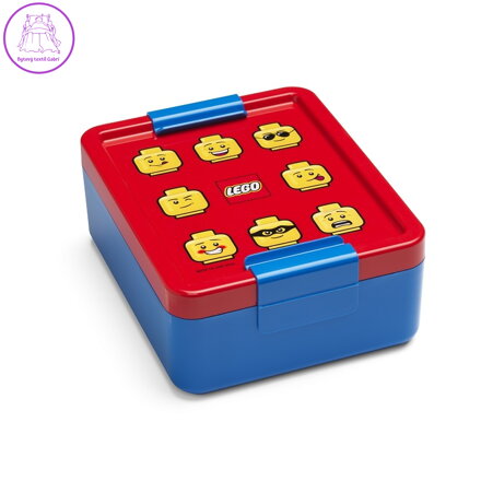 LEGO ICONIC Classic box na svačinu - červená/modrá
