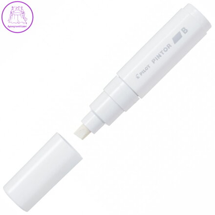 Pintor, PO, Broad, akrylový popisovač bílá