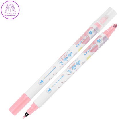 Oboustranný popisovač M&G v peru Sakura, světlo-růžový